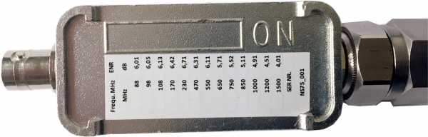 NS 75-2,5G Rauschquelle 6dB ENR 75 Ohm