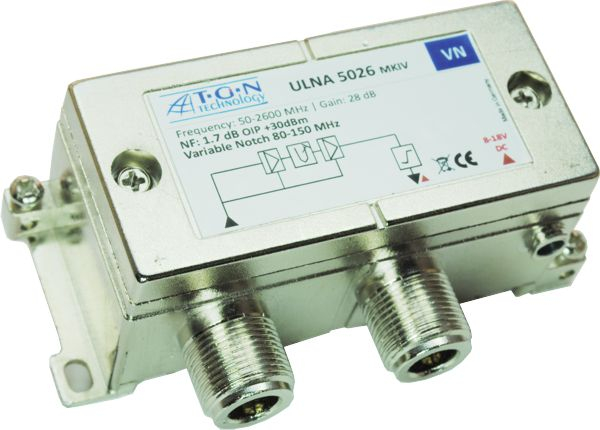 ULNA 5026VN Broadband preamplifier up to 2.6 GHz